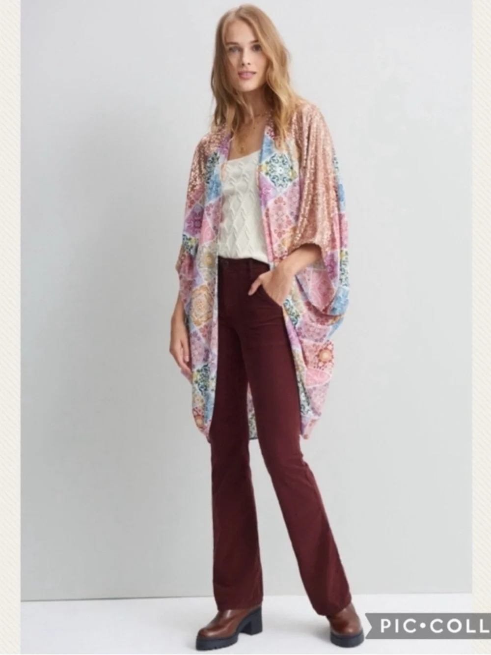 Anthropologie Sachin & Babi Jaya Kimono in Pink